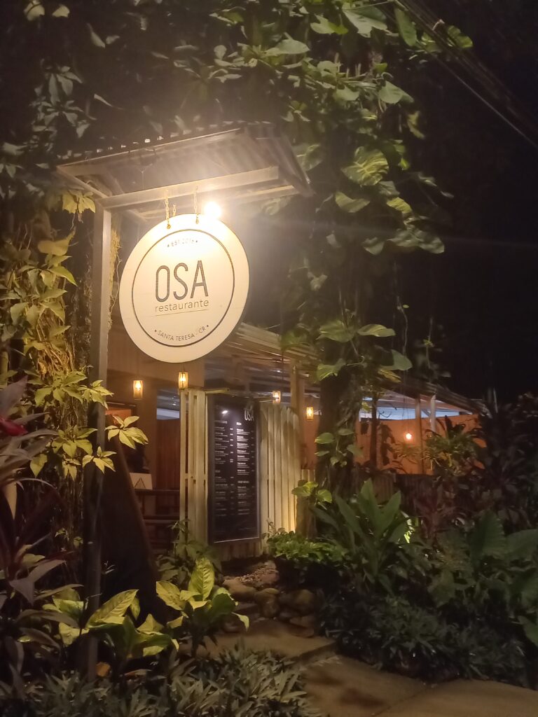 Osa Restaurant Santa Teresa