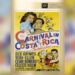 Vintage poster of Carnival in Costa Rica from 1947.