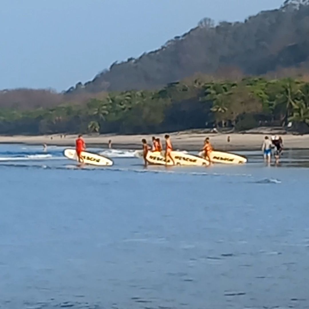 Santa Teresa Lifeguards Training Exercise with Rescue Boards