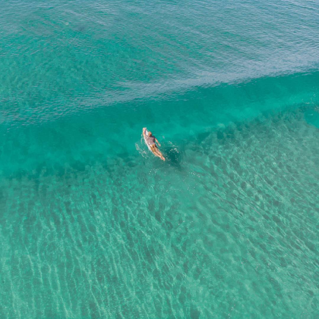 Surfer in Santa Teresa