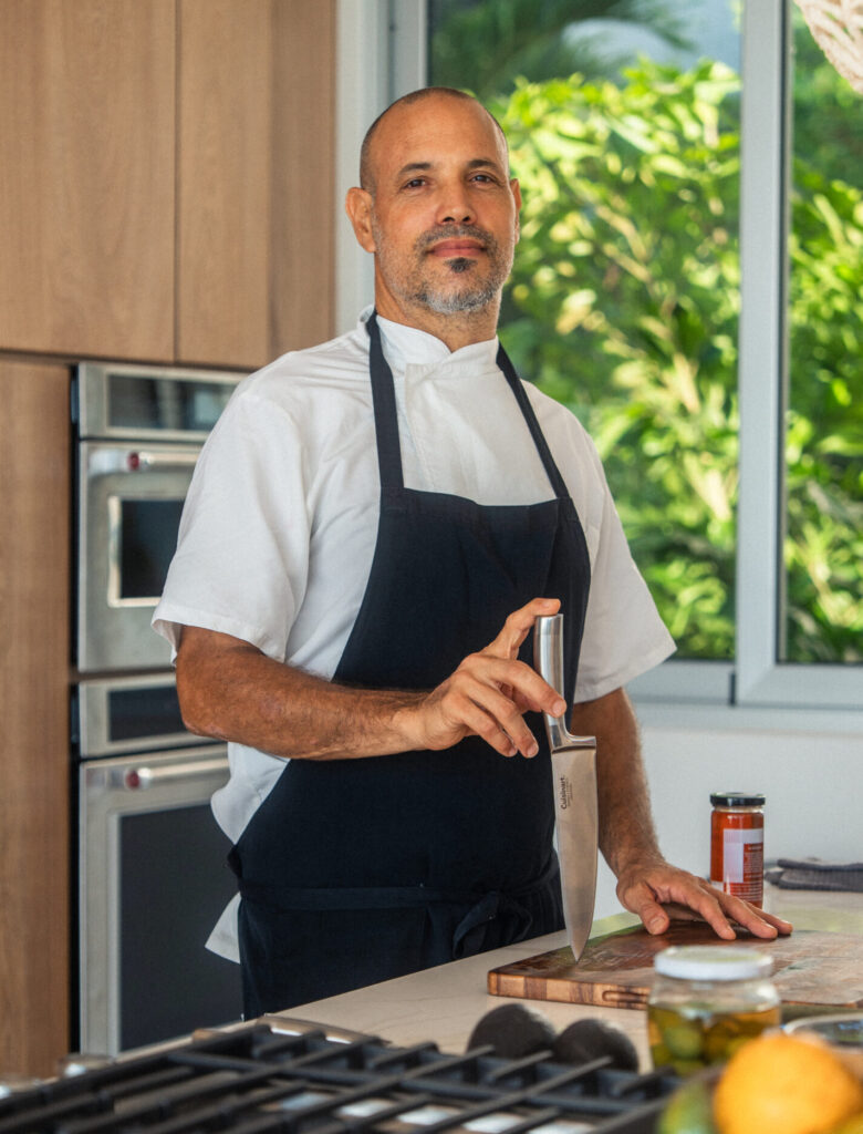 Chef Eitan in Santa Teresa Costa Rica kitchen
