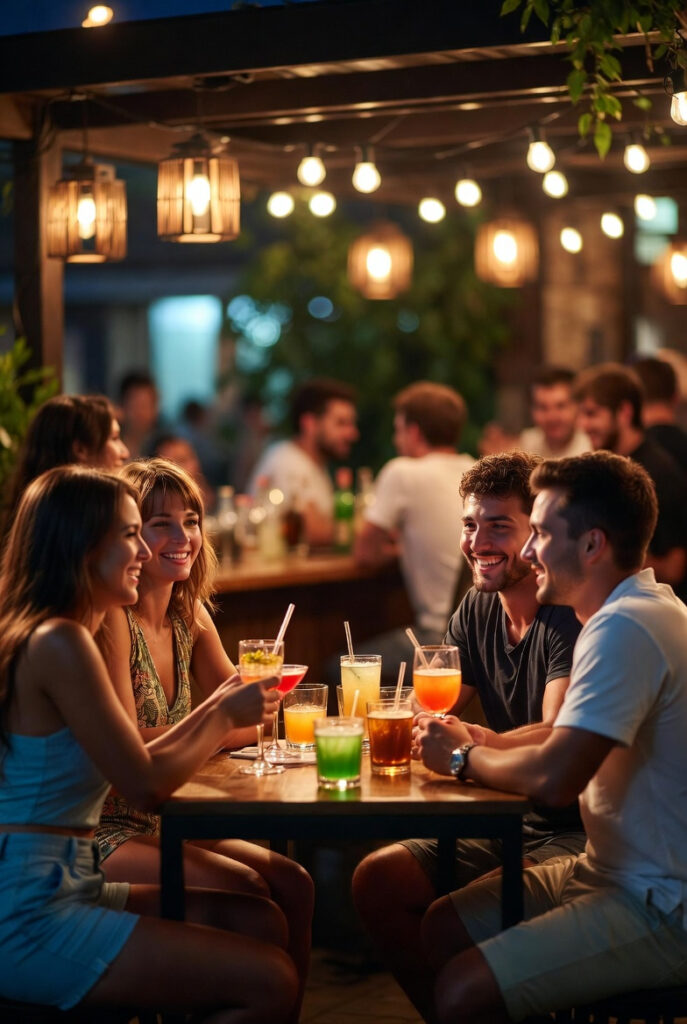 friends dinner drinks Santa Teresa nightlife safety tips Costa Rica