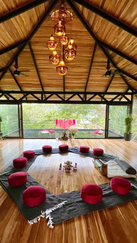 House of Shakti yoga studio in the jungle of Santa Teresa
