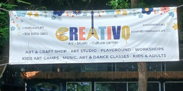 Welcome to Creativo Culture Center for Art and Music, sign in Santa Teresa Costa Rica, creative community space offering children’s art camps, music workshops, dance, crafts and cultural activities