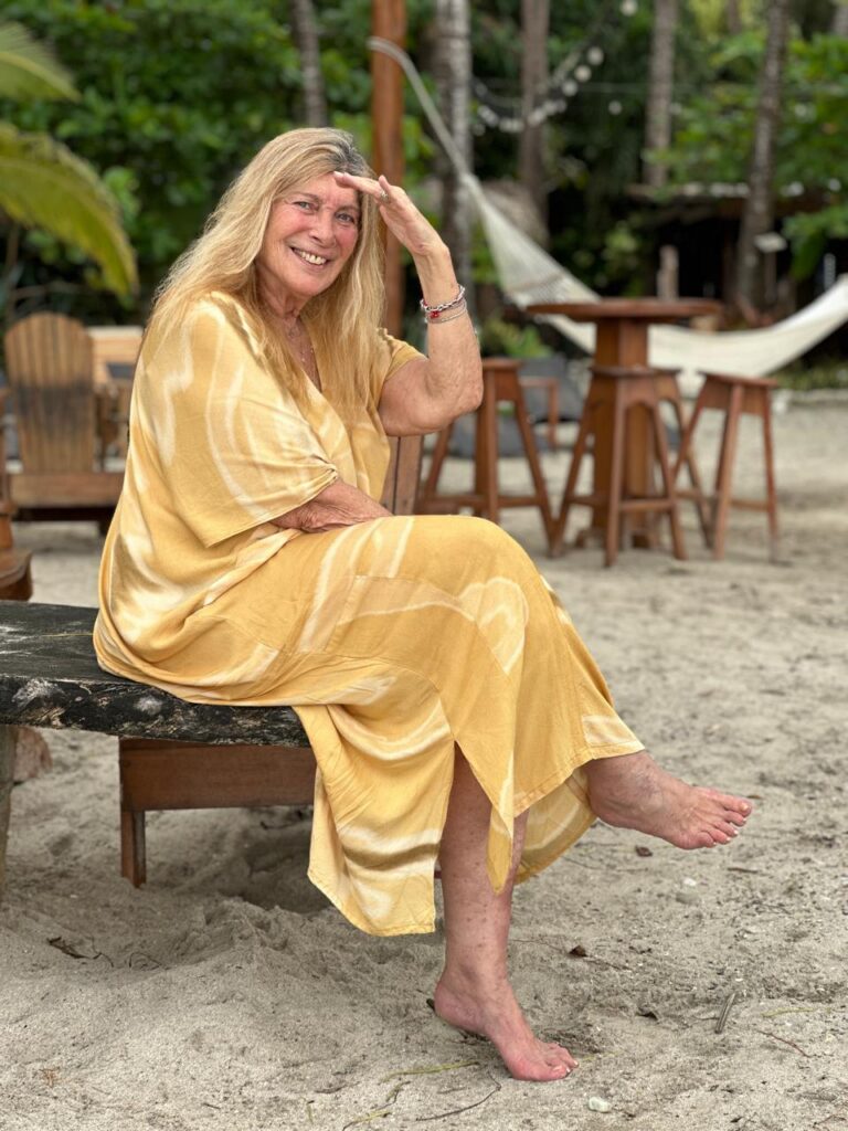 Etel on beach in MalPais, Costa Rica.